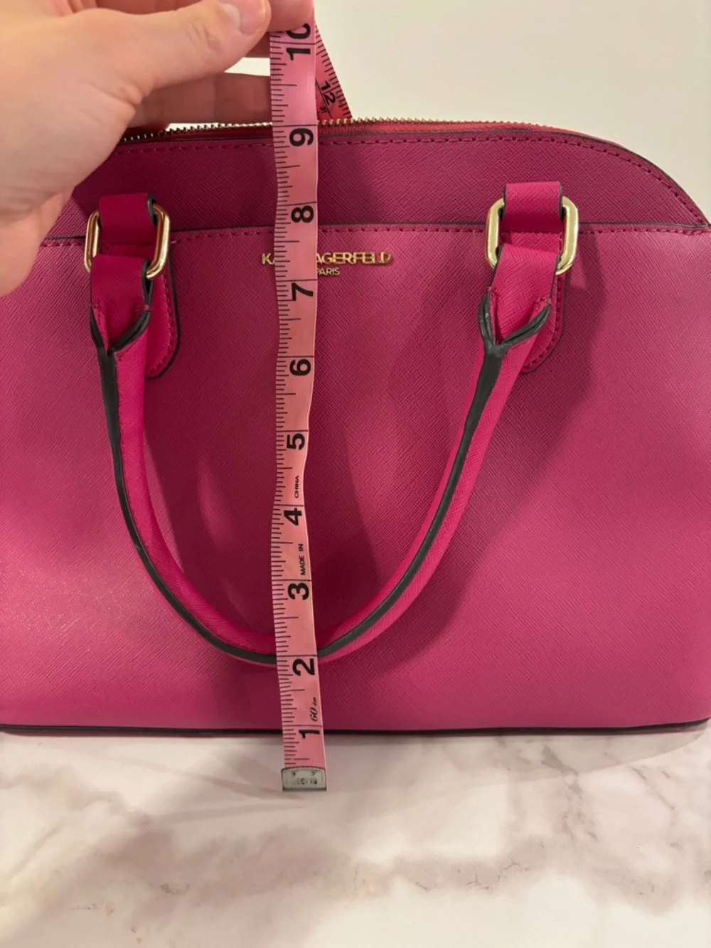 Karl Lagerfeld Paris Pink Handbag - Picture 6 of 6